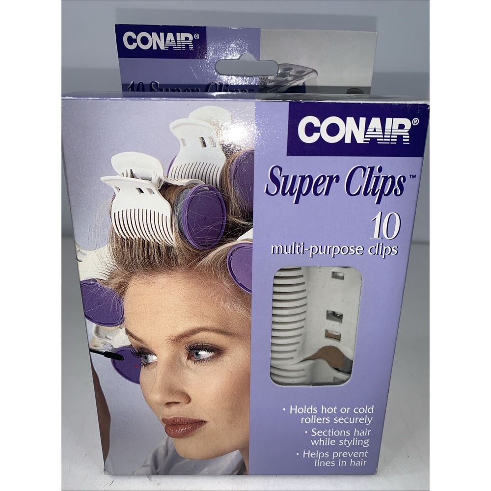 ConAir Super Clips Multipurpose Hair Clips 10 Pieces